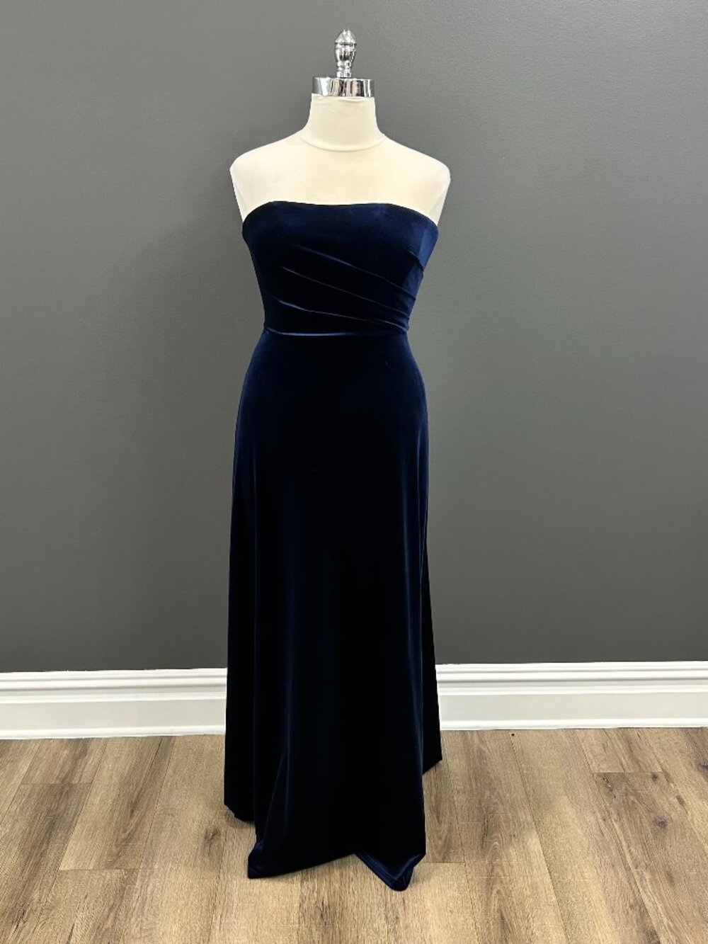 Midnight Velvet Strapless Gown Style Melfi-BM1197 Size 12